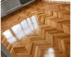 Pol və parket yonma və lak işləri