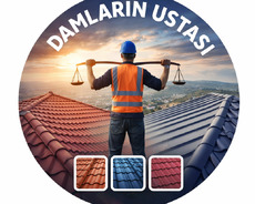 Dam örtüklərinin montajı
