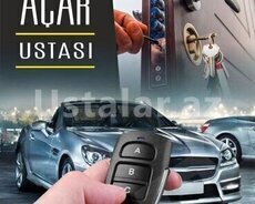 Avtomobil Qapilarin açilmasi