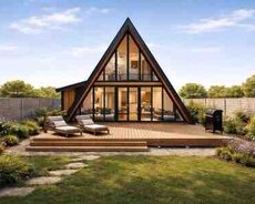 A-Frame evlərin tikintisi
