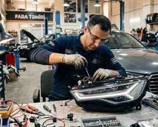 Avtomobil faralarının təmiri