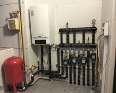 Isitme sistemləri qazanxana santexnika