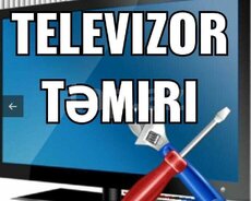 Müasir televizorlarin zəmanətlə təmiri