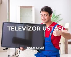 Müasir televizorlarin zəmanətlə təmiri