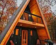 Aframe evlərin tikintisi