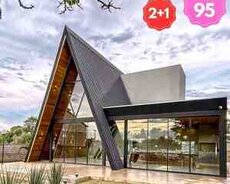 A-Frame evlərin tikintisi