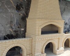 Manqal kamin kamen ustası