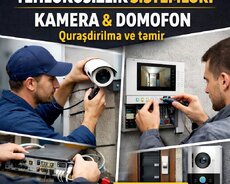 təhlükəsizlik sistemləri və domofon xidməti – qurasdirilma və təmir