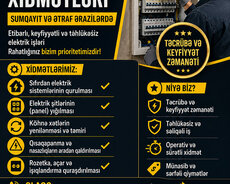 Hər növ elektrik işləri görürəm