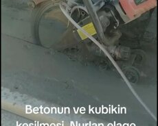 Betonun və kubikin kesilmesi