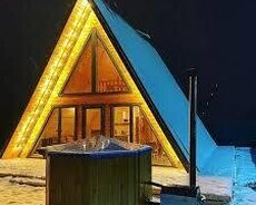 Rahat və isti A-Frame evlər