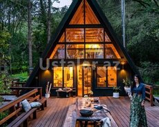 Lüks A-Frame Evlərdə Böyük Endirim