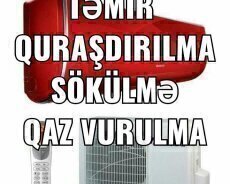 Kondisioner ustasi zəmanətli 7/24 ucuz