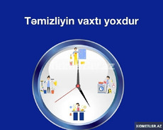 Təmizlik xidməti ən ucuz bizdə