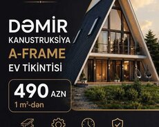 A-Frame evlərin layihələndirilməsi və tikintisi