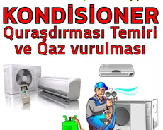 Kondisioner təmiri yuyulması qurudulması