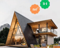 A-frame ev tikintisi
