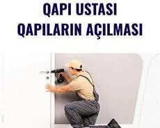 Qapıların açılması kilid ustası
