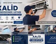 Kondisaner isleri və xət yani kondisaner