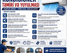 kondisioner təmiri və yuyulması