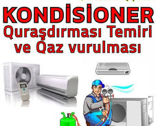 kondisionerlərin təmiri zəmanətlə 7/24