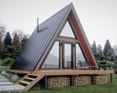 A-Frame Taxta Evlər