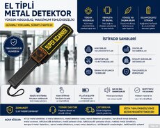 Əl tipli metal detektor Super scaner 5000
