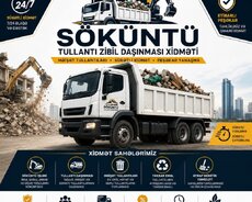 Söküntü tullantı zibil daşınması xidməti