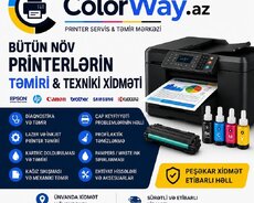 Bütün növ printerlərin təmiri