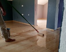 Parket və laminatlarin laklanmasi