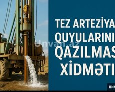 Artezian Quyularinin qazılması xidməti