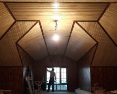 Absifka Mansart sauna pol parket ustasi