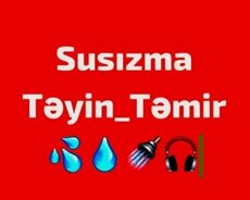 Su sìzma teyini və təmiri