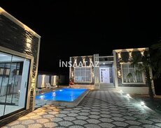 Modern dizayınlı hovuzlu evlərin tikintisi və təmiri