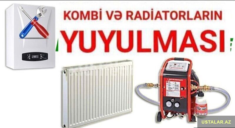 Kombi və isti su xettlerinin yuyulması Kombi və isti su xettlerinin yuyulması