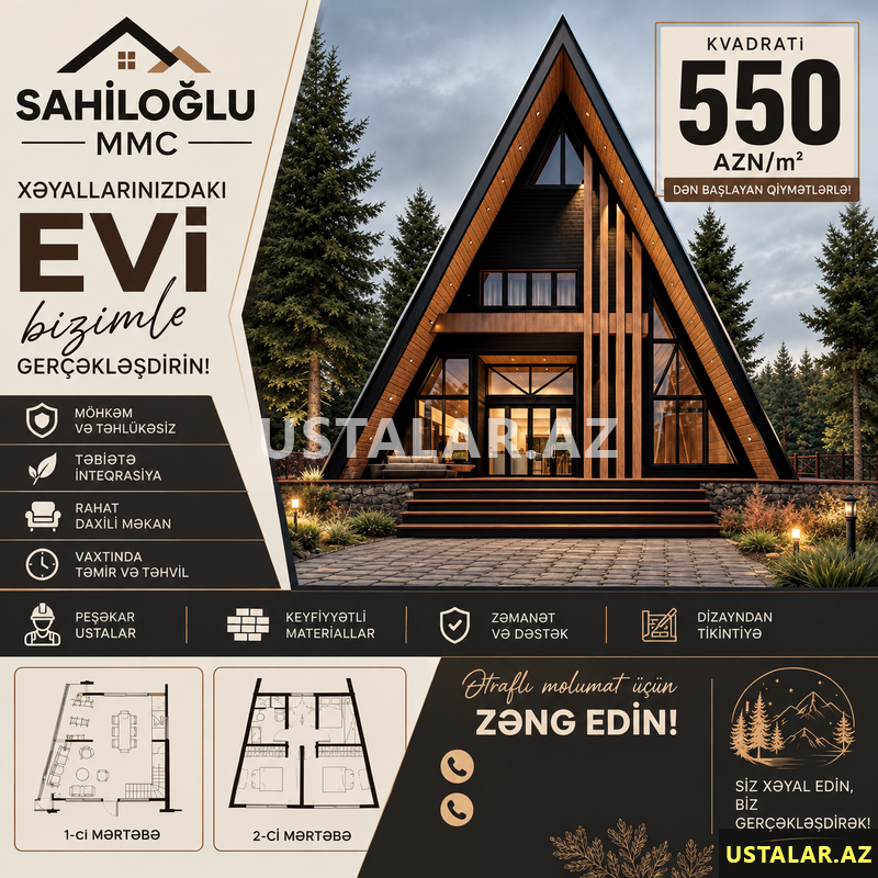 A-frame ev tikintisi A-frame ev tikintisi