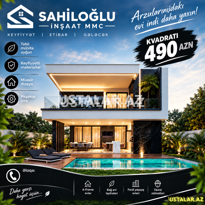 Müasir ev tikintisi Müasir ev tikintisi